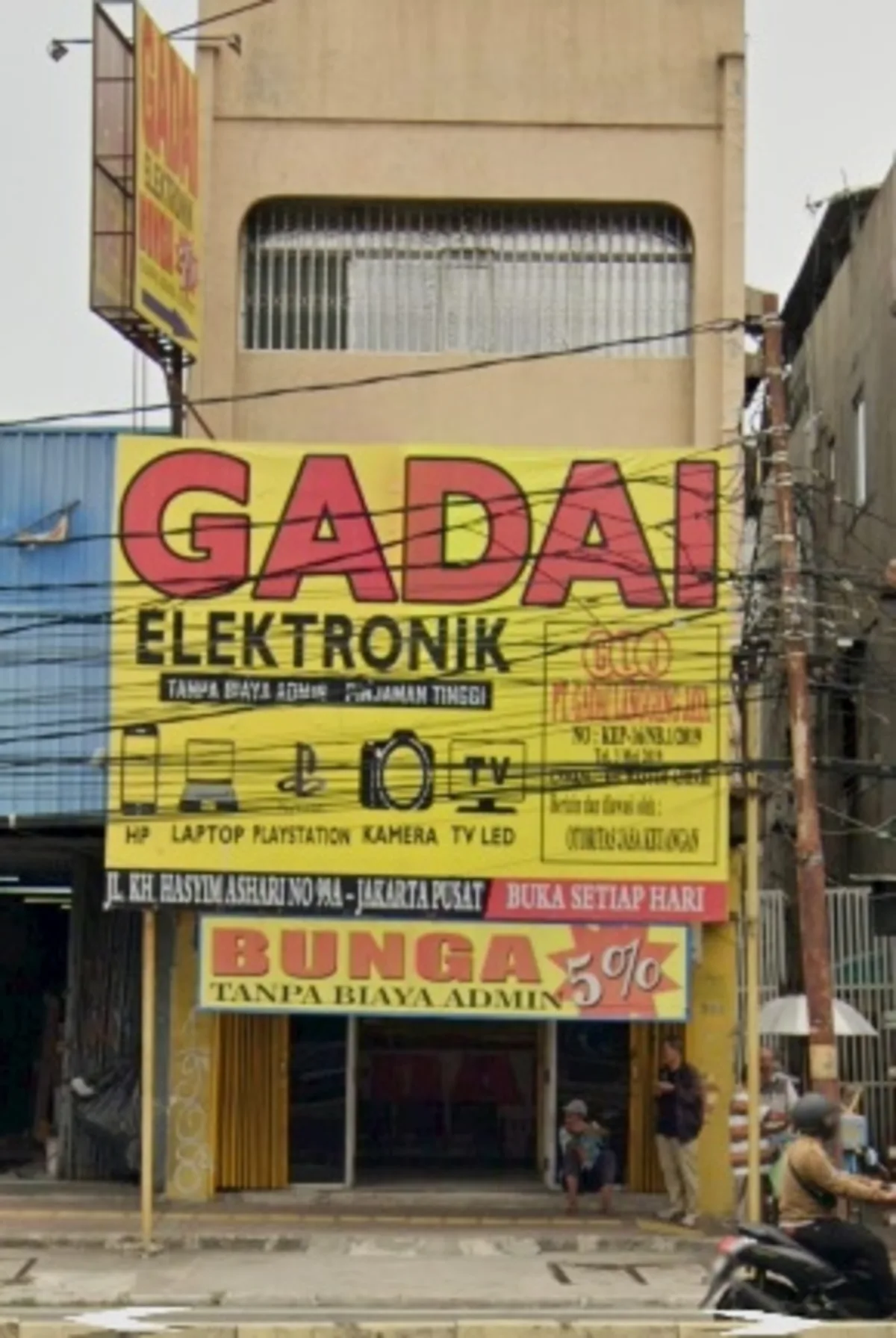 Kantor pusat Gadai Langgeng Jaya Hasyim Ashari
